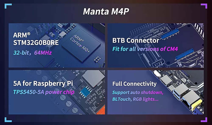 BTT Manta, M4P, M5P and CB1/2